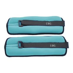 Softee Ankle And Wrist Weighted Bands Set 0.5 Kg Sky Blue