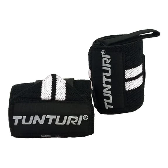 Tunturi Wristbands Black White
