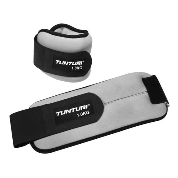 Tunturi Ankle/Wrist Weight 0.5 Kg (Pair) Black Grey