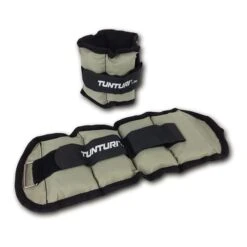 Tunturi 1 Kg Wrist And Ankle Brace Grey Black (Pair)