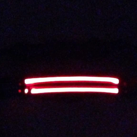 Tunturi LED Belt Black Red - Image 3