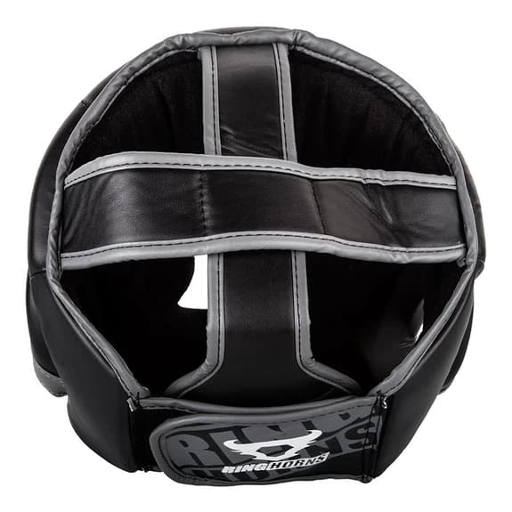 Venum Ringhorns Charger Helmet Black Grey White - Image 3
