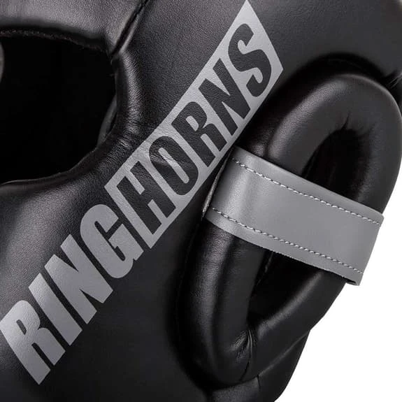 Venum Ringhorns Charger Helmet Black Grey White - Image 4