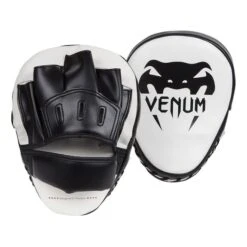 Venum Light Mitts Black White